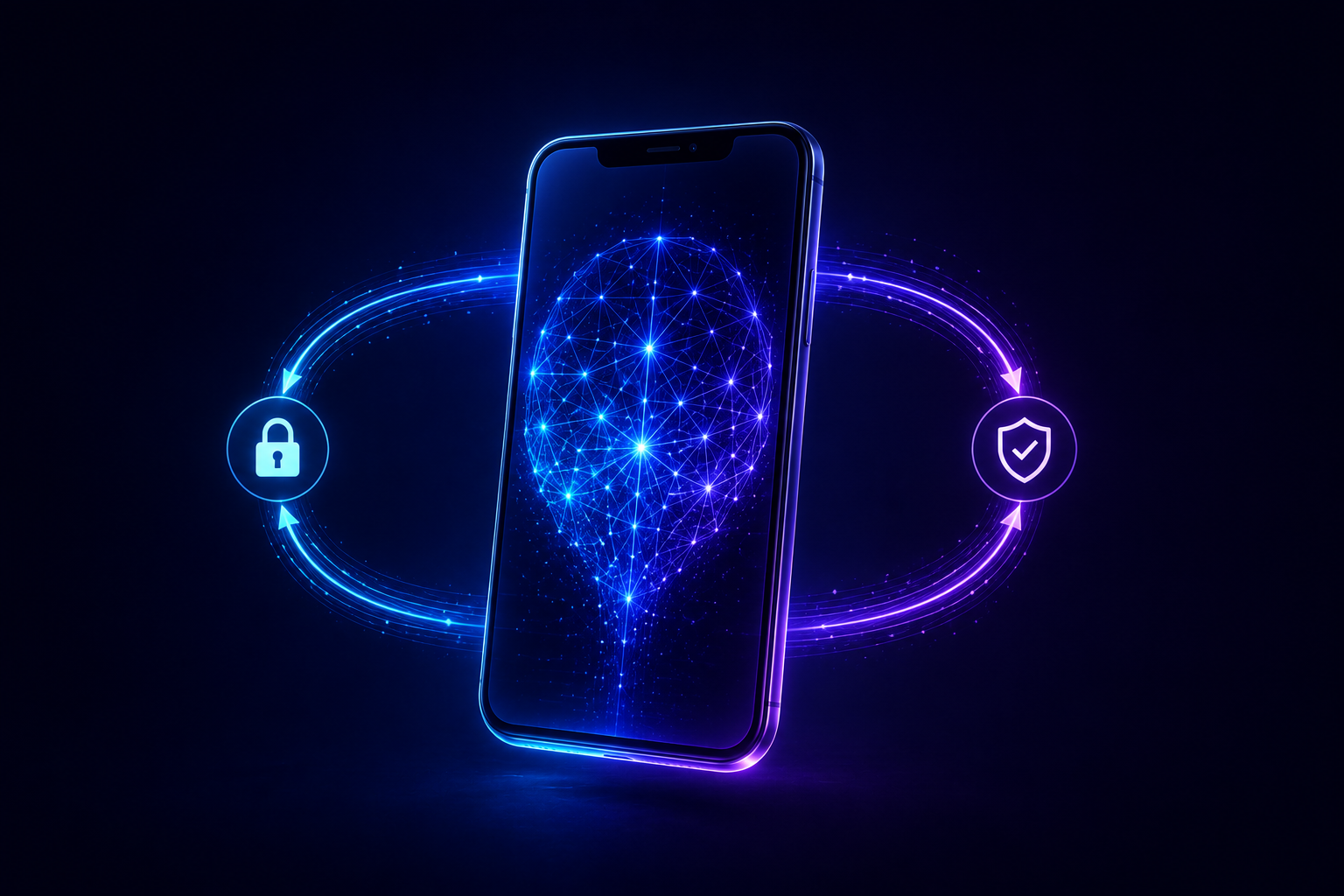 Smartphone with neural network on-device AI processing